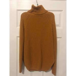 Long turtleneck sweater